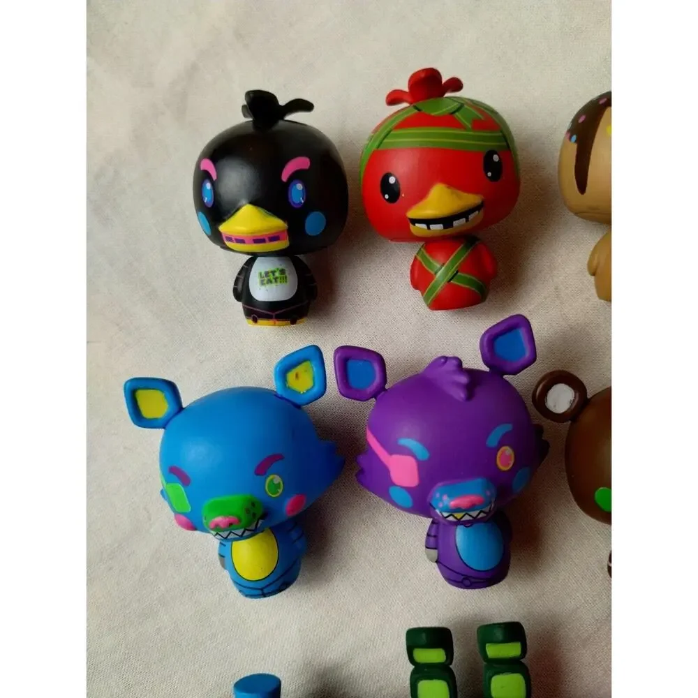 Lot of 12 Funko Blacklight Five Nights at Freddy's Pint Size Heroes FNaF Figures